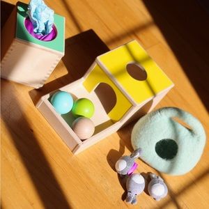 Lovevery Bundle! Ball Drop, Magic Tissue Box, and Bunnies w/Burrow